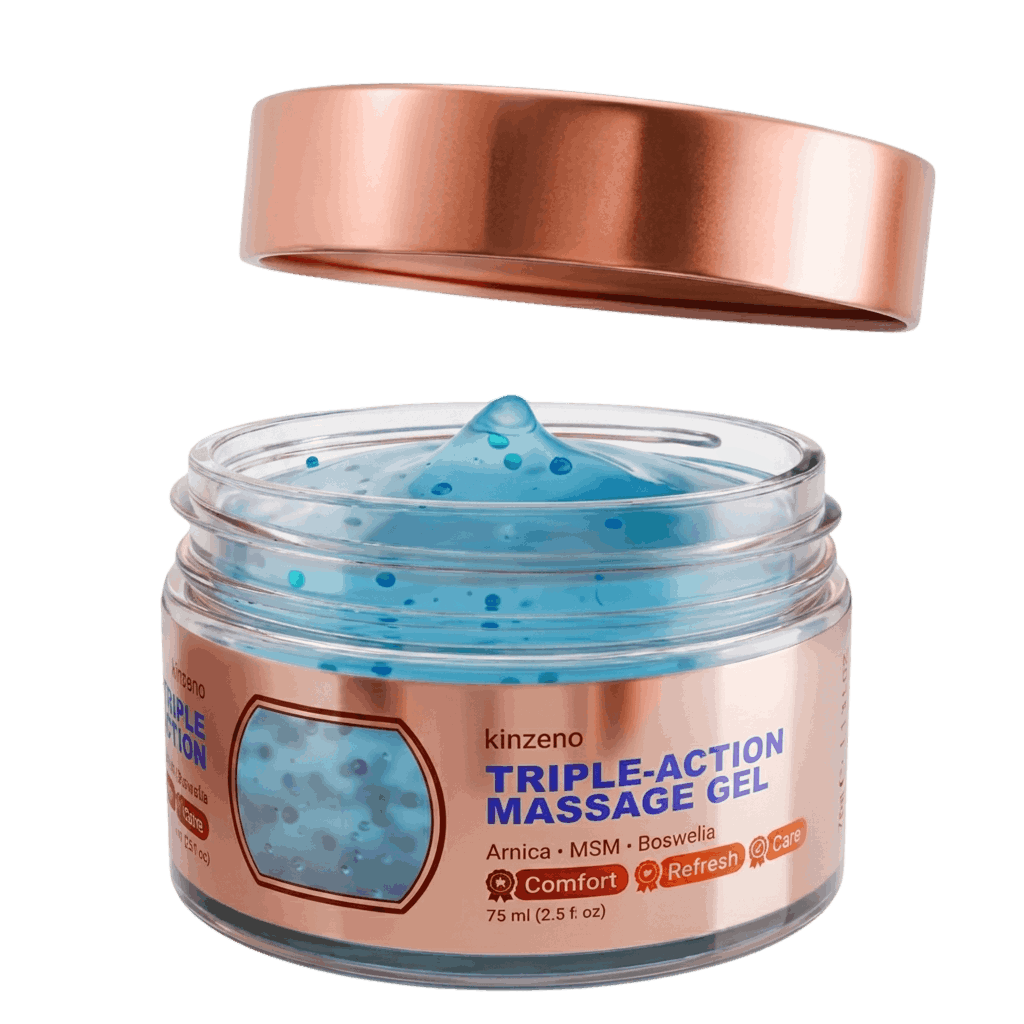 Kinzeno Joint Pain Massage Gel bottle — official cosmetic topical gel